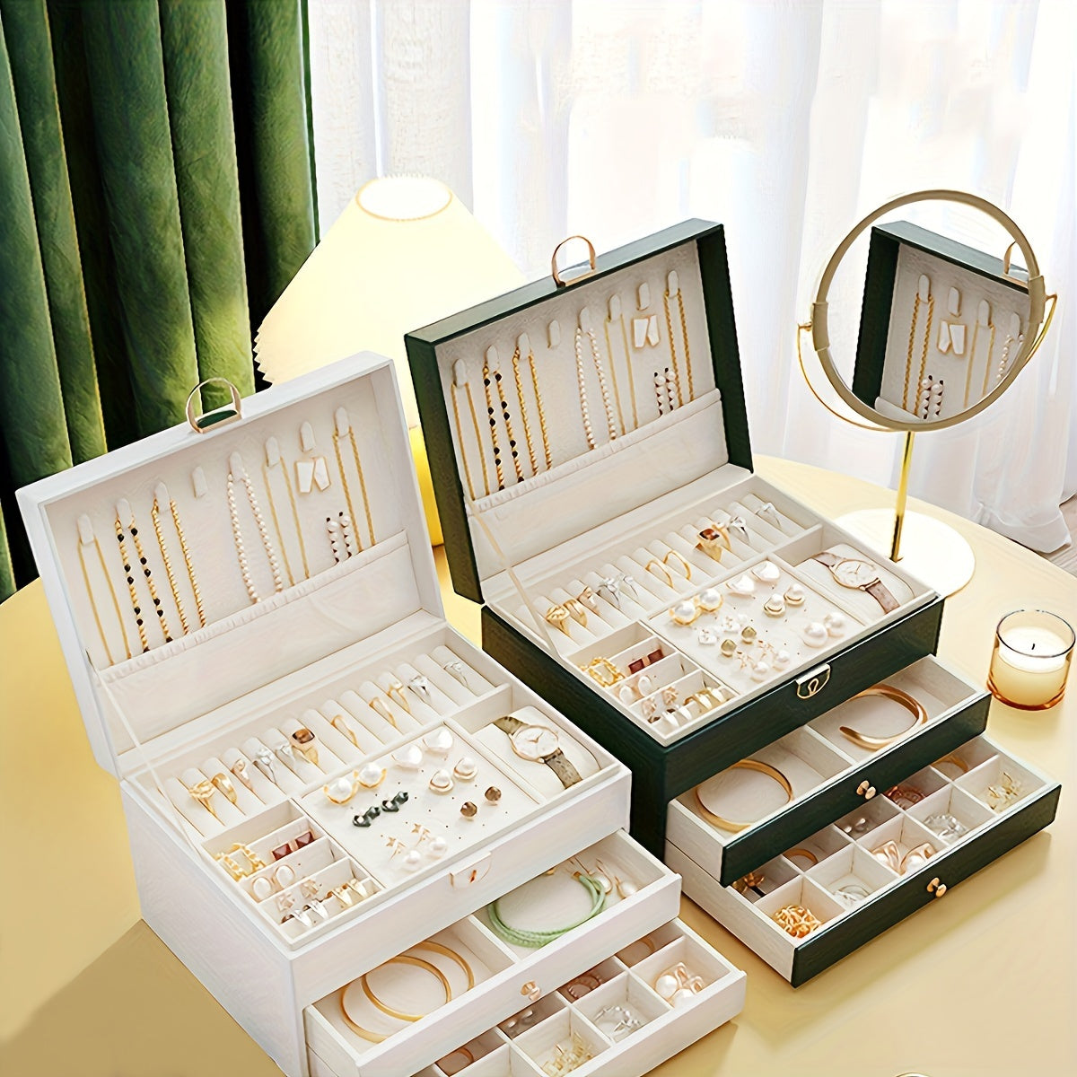 Jewelry Organizer Box – Storage Box for Necklaces, Rings, and Bracelets