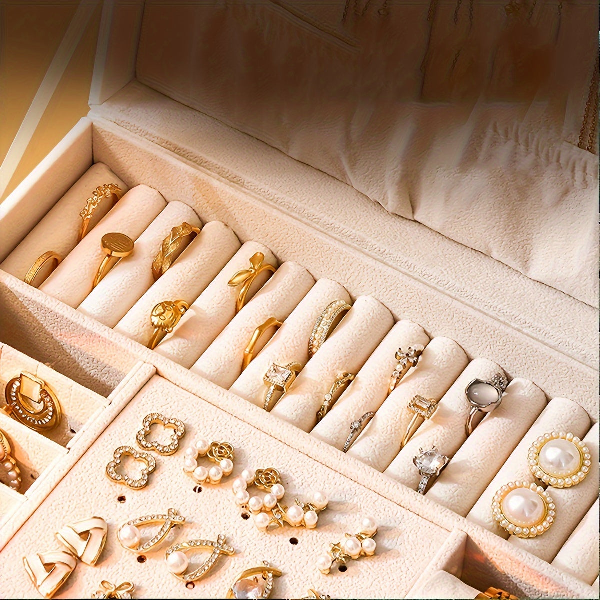 Jewelry Organizer Box – Storage Box for Necklaces, Rings, and Bracelets