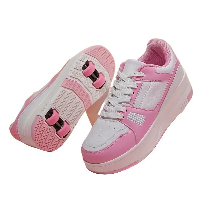 Kids' 2-in-1 Roller Skates with Removable Wheels