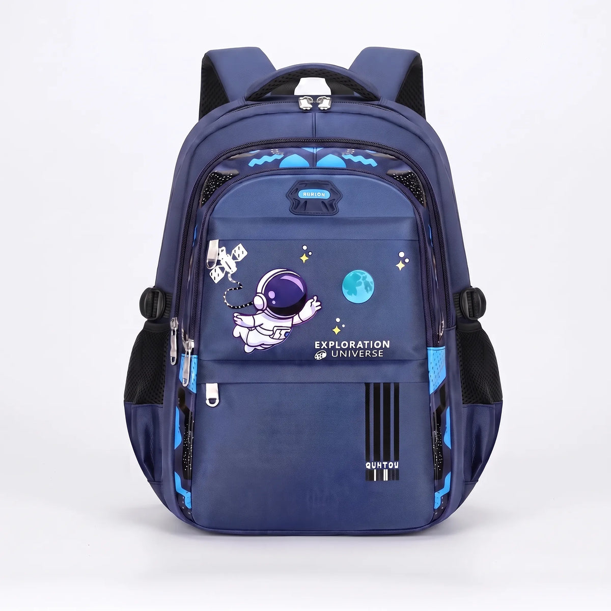 Kids' Astronaut School Backpack with Multiple Compartments