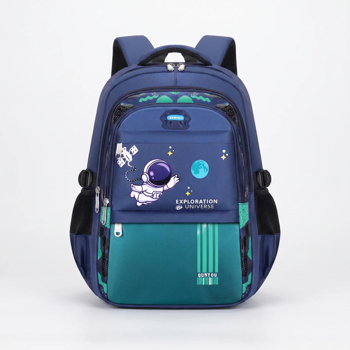 Kids' Astronaut School Backpack with Multiple Compartments