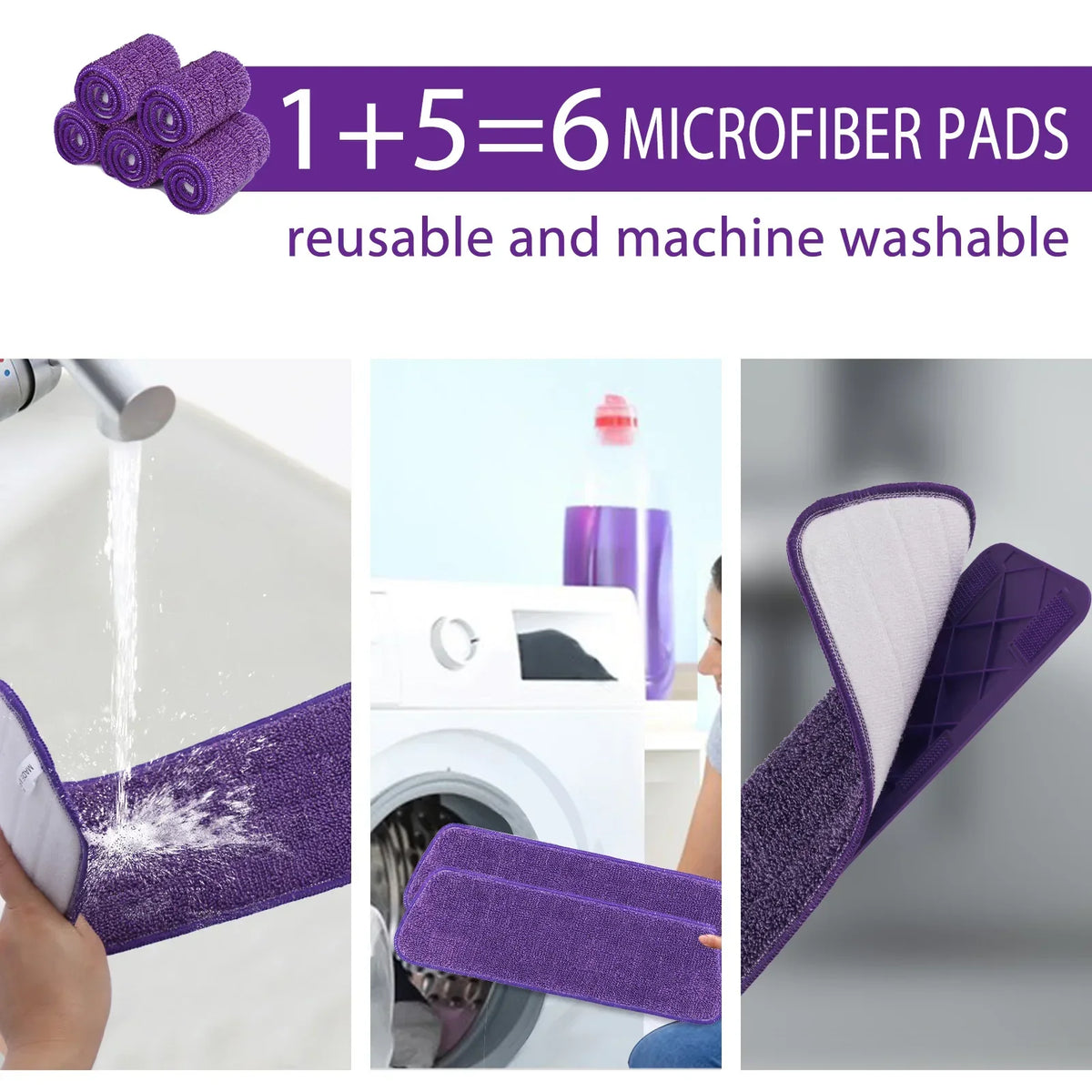Kitchen Spray Mop for Tile and Wood Floors
