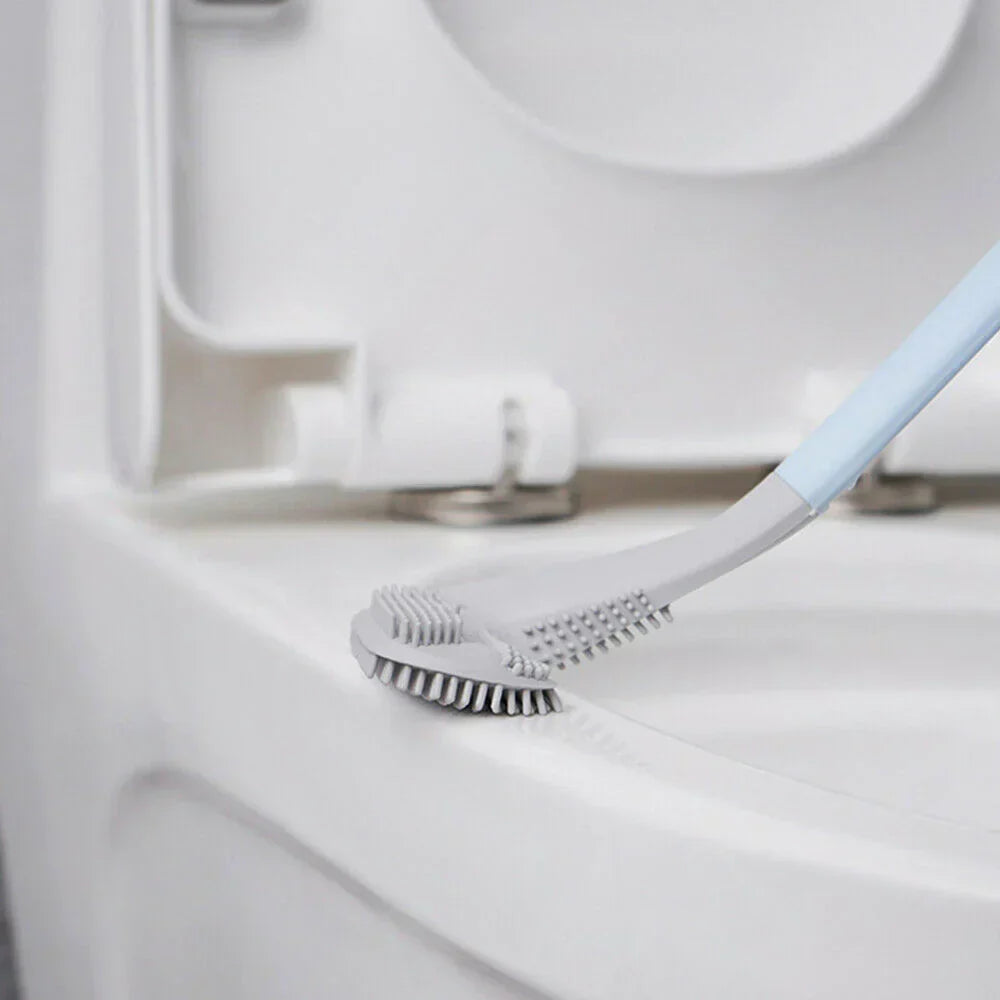 L-Shaped Toilet Brush - Hygienic & Innovative Design