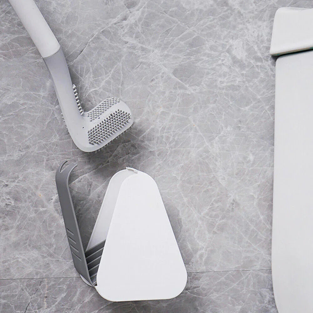 L-Shaped Toilet Brush - Hygienic & Innovative Design