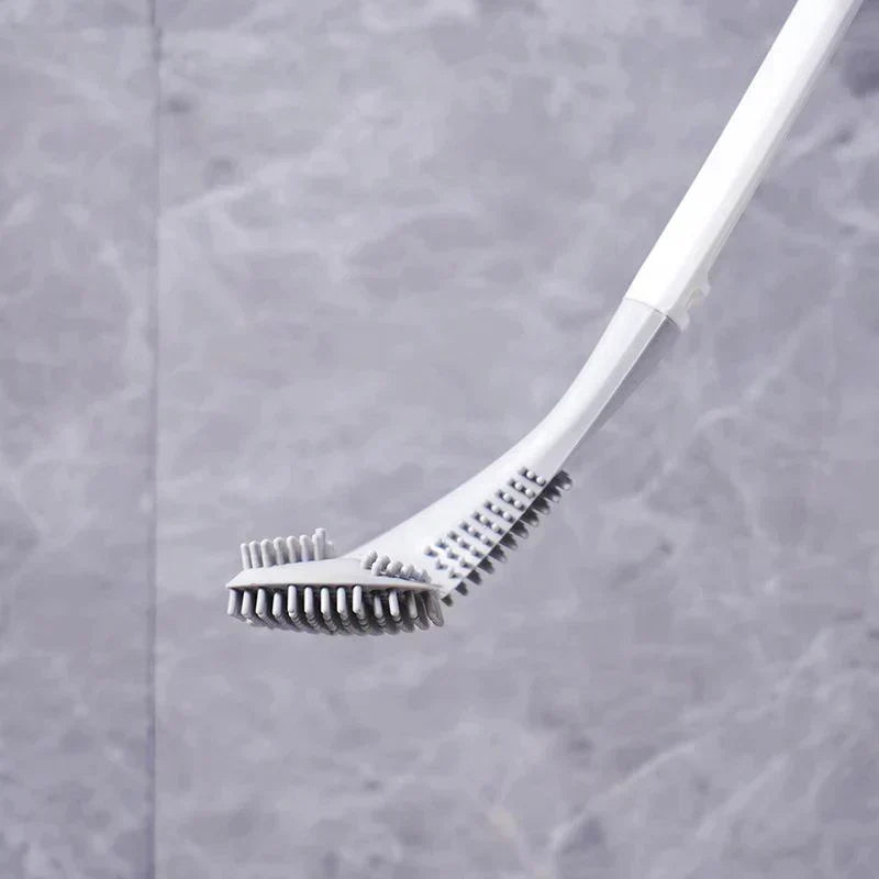 L-Shaped Toilet Brush - Hygienic & Innovative Design