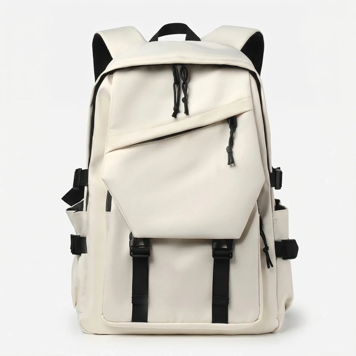 Large-Capacity Solid Color Backpack