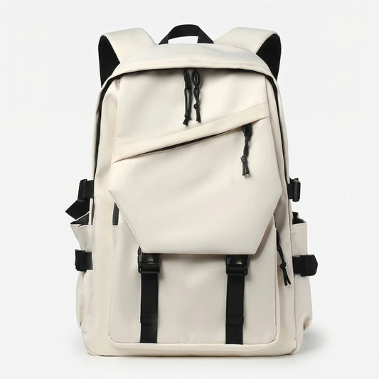 Large-Capacity Solid Color Backpack