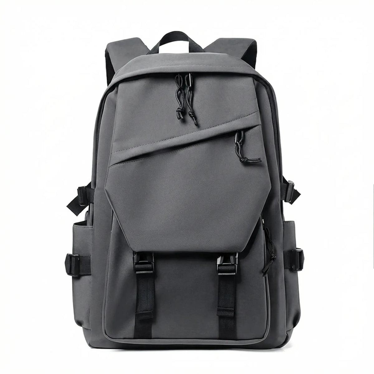 Large-Capacity Solid Color Backpack