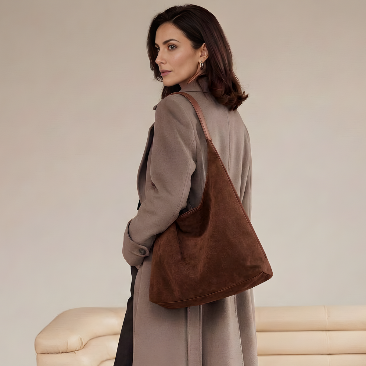 Large Casual Hobo Shoulder Bag