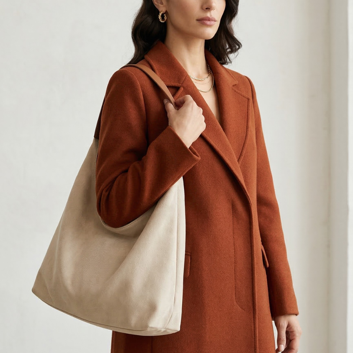 Large Casual Hobo Shoulder Bag