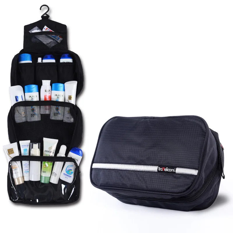 Large Waterproof Travel Toiletry Bag for Men & Women - Spacious Cosmetic Bag with Durable Design