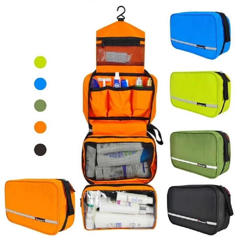 Large Waterproof Travel Toiletry Bag for Men & Women - Spacious Cosmetic Bag with Durable Design