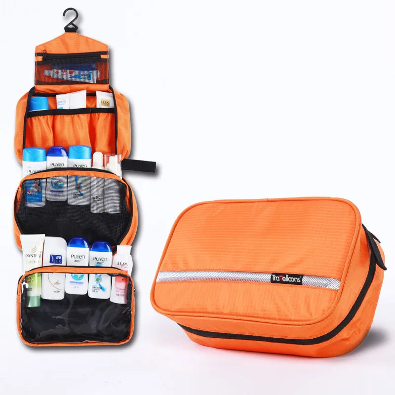 Large Waterproof Travel Toiletry Bag for Men & Women - Spacious Cosmetic Bag with Durable Design