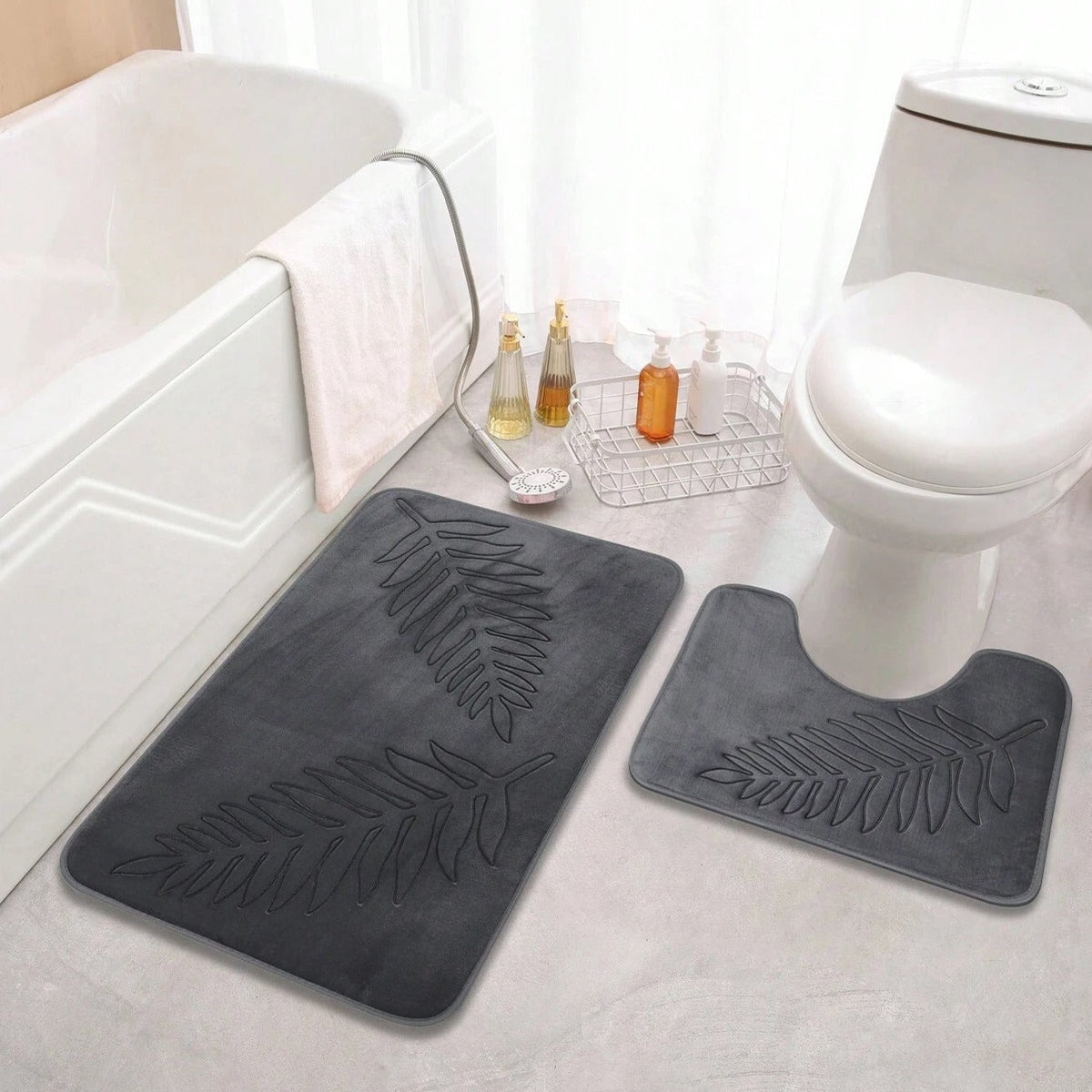 Leaf Comfort Bath Mat Set - 2-Piece