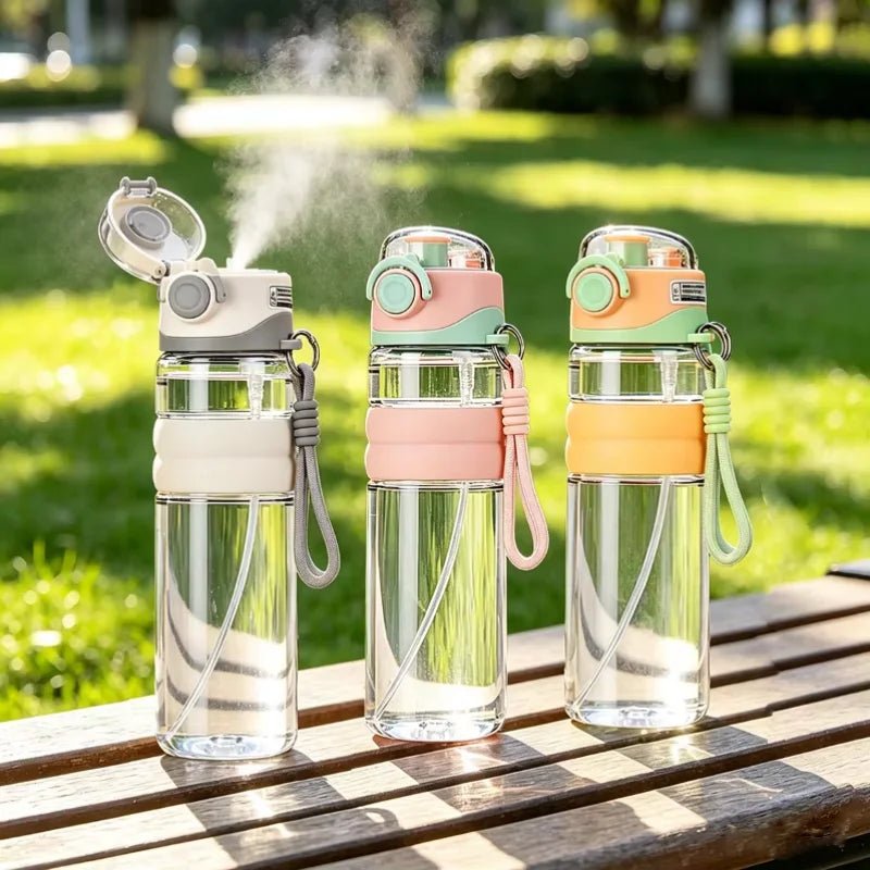 Leak-Proof Water Bottle with Spray Function