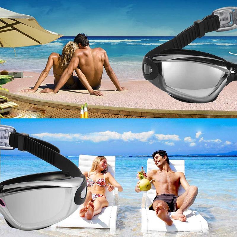 Leakproof Anti-Fog UV Protection Triathlon Swim Goggles