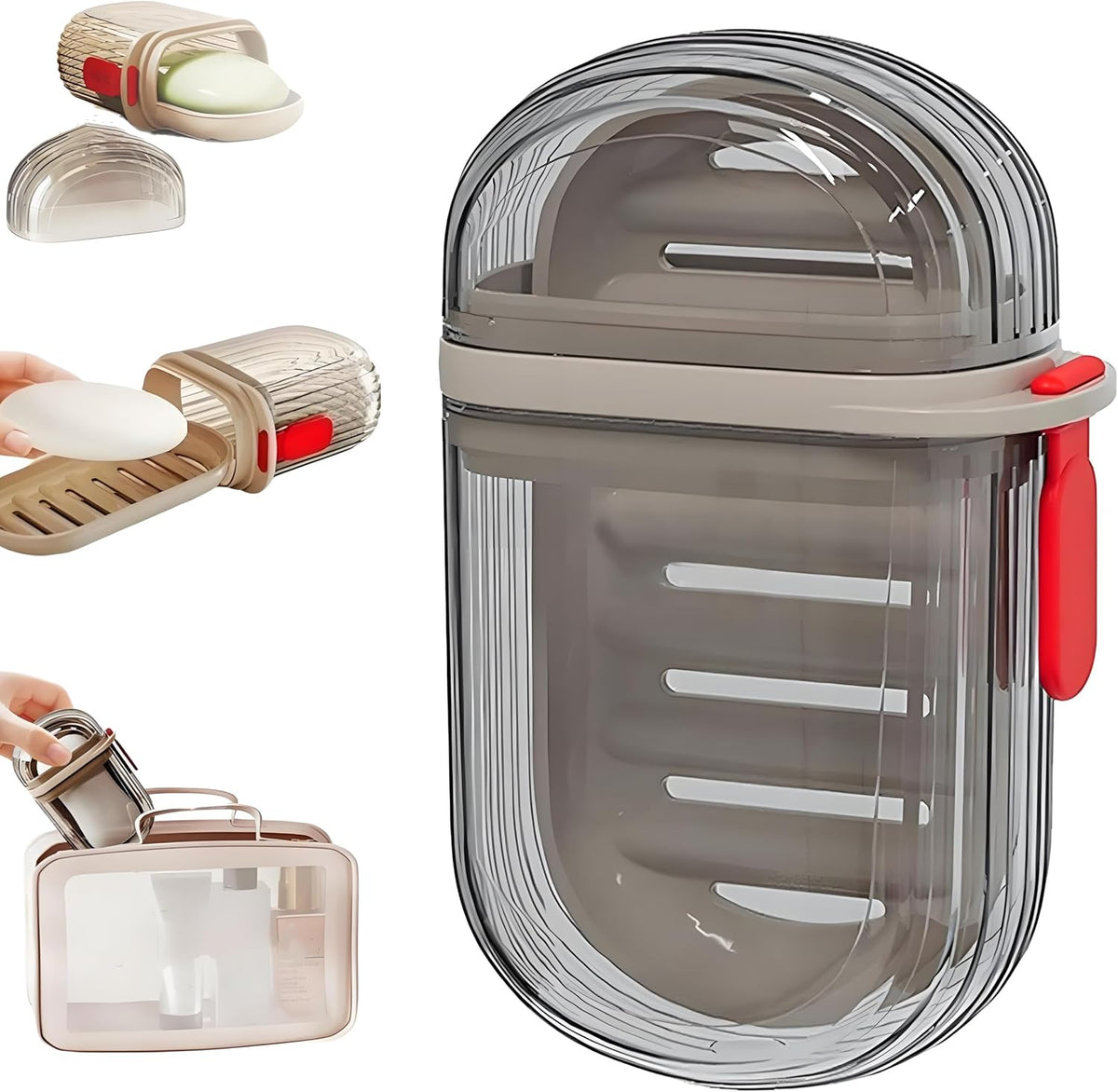 Leakproof, Compact Travel Soap Case