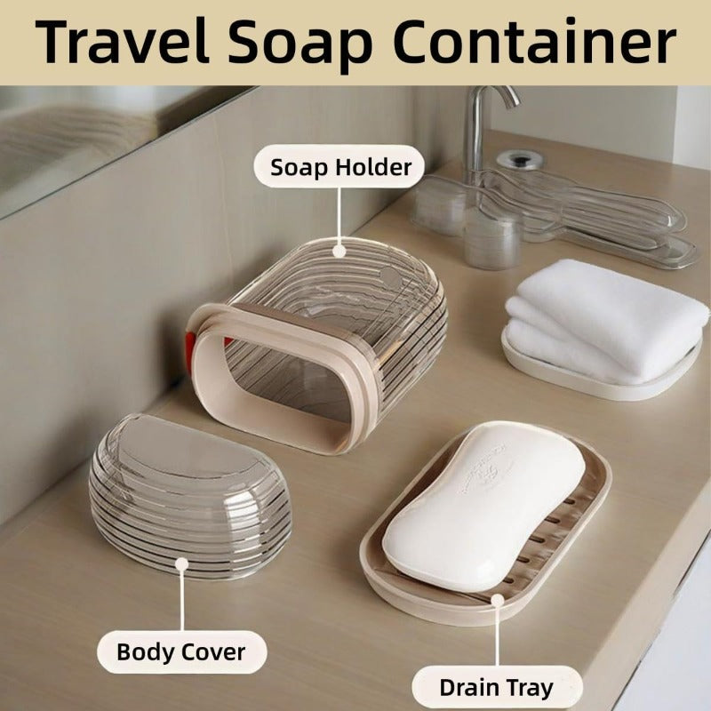 Leakproof, Compact Travel Soap Case