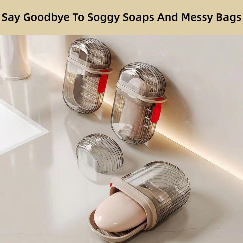 Leakproof, Compact Travel Soap Case
