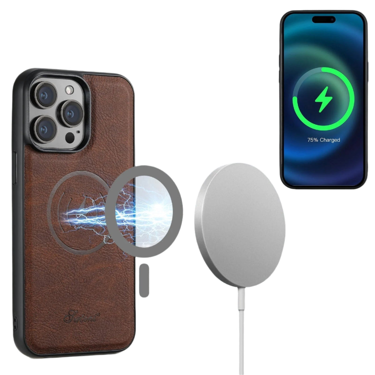 Leather Phone Case with Card Holder