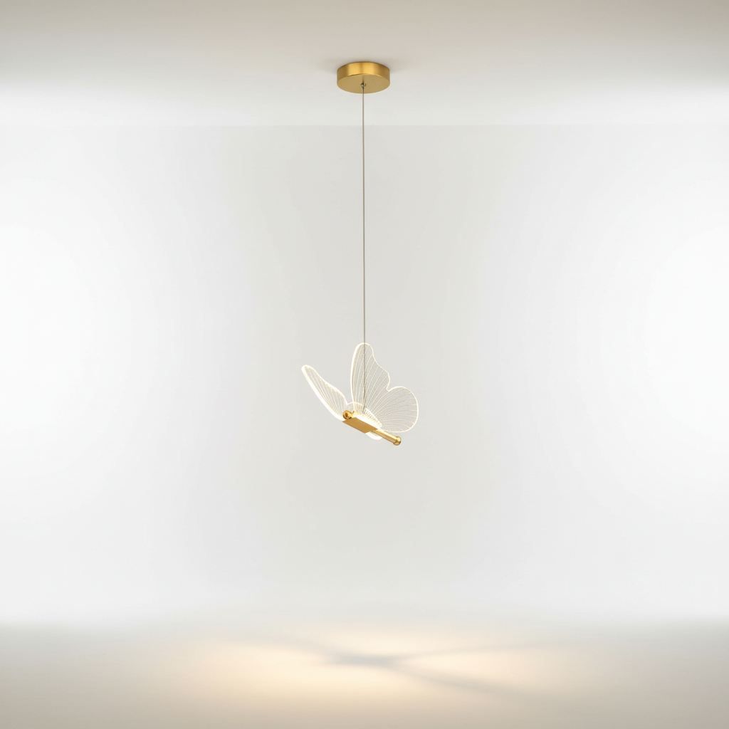 LED Butterfly Pendant Light
