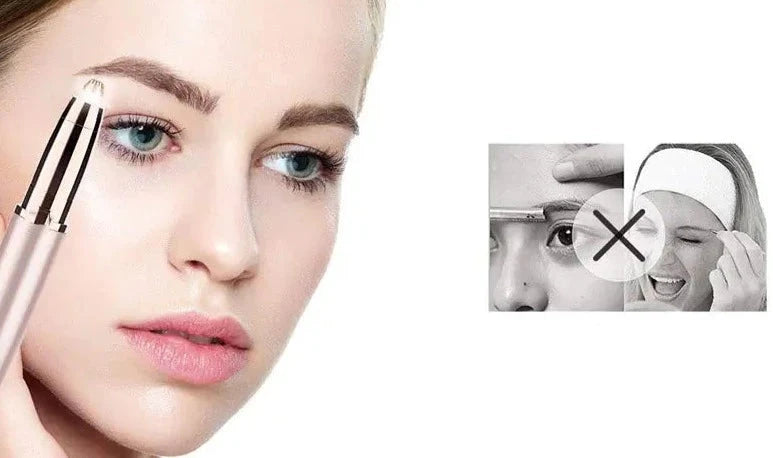 LED Electric Eyebrow Trimmer