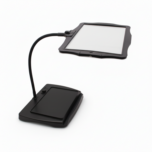 LED Magnifying Desk Lamp and Reading Light with Flexible Arm