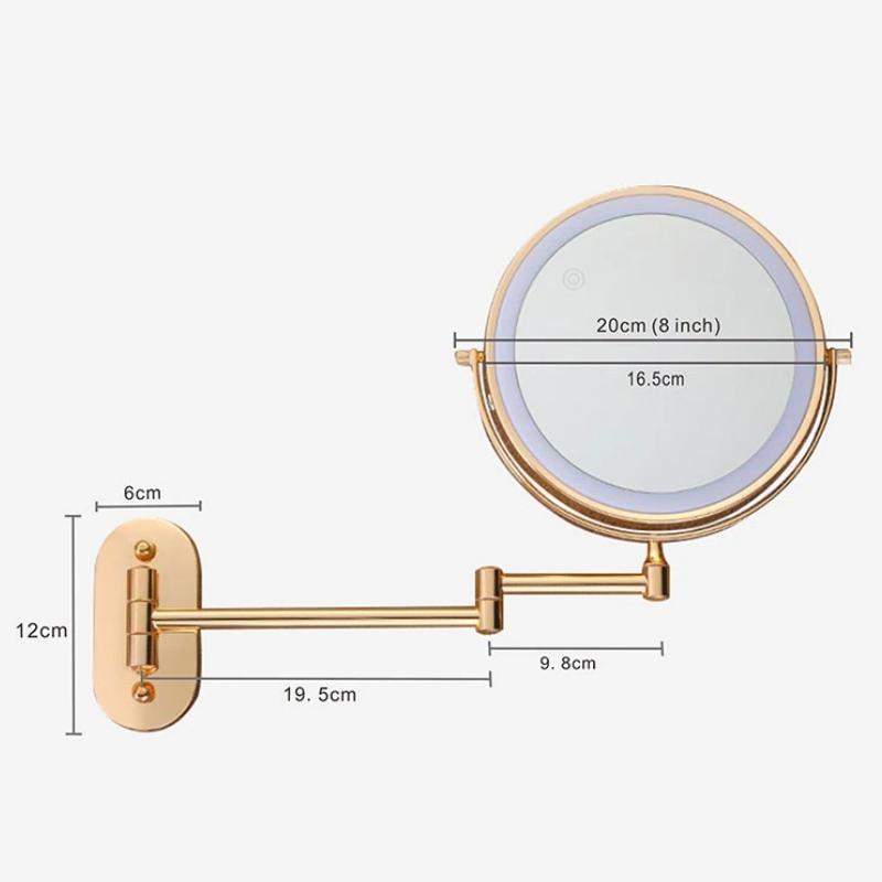 LED Makeup Mirror – Magnifying Vanity Mirror with Dimmable Light