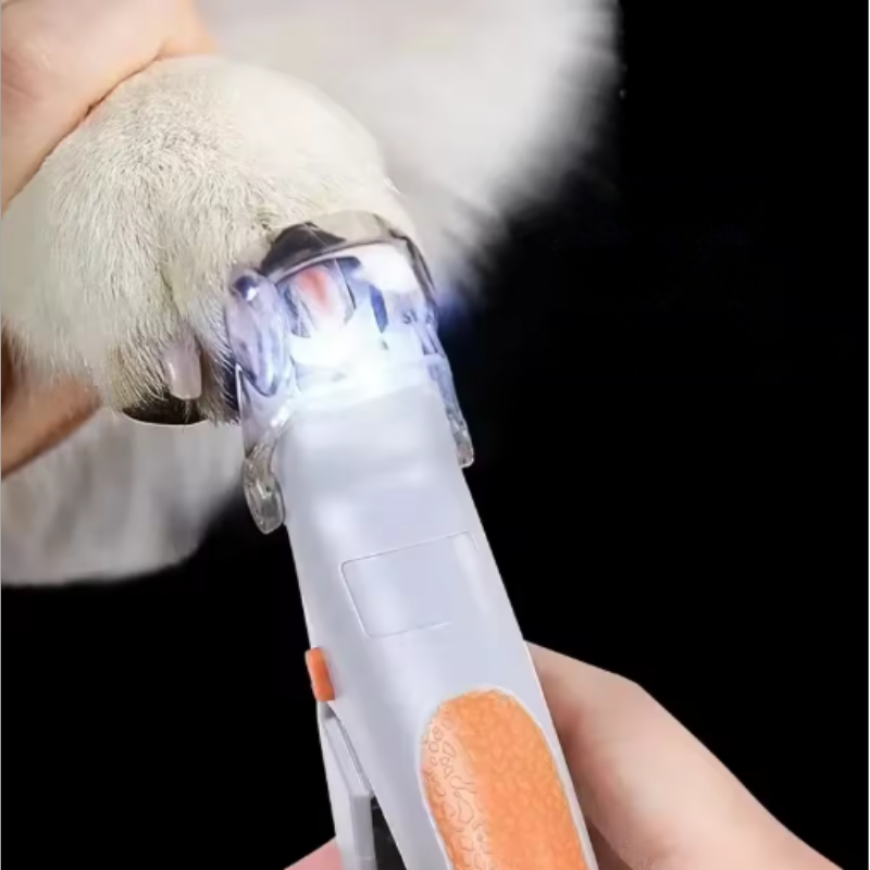 LED Pet Nail Clippers with 5x Magnification