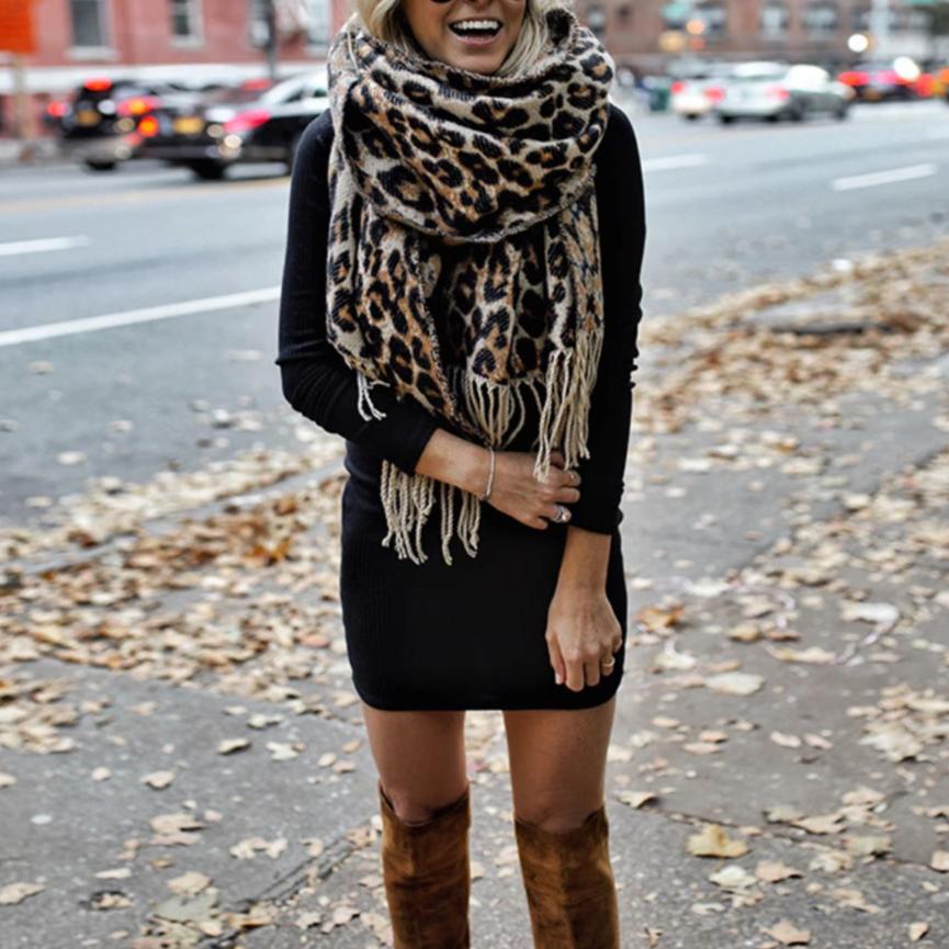 Leopard Print Scarf