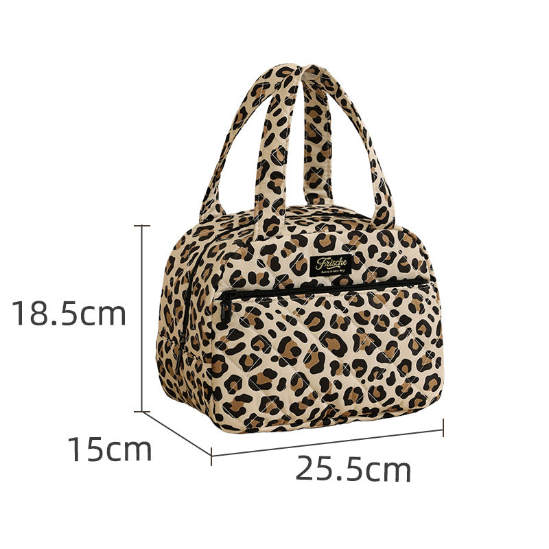 Leopard Print Travel Bag