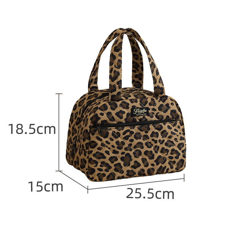 Leopard Print Travel Bag