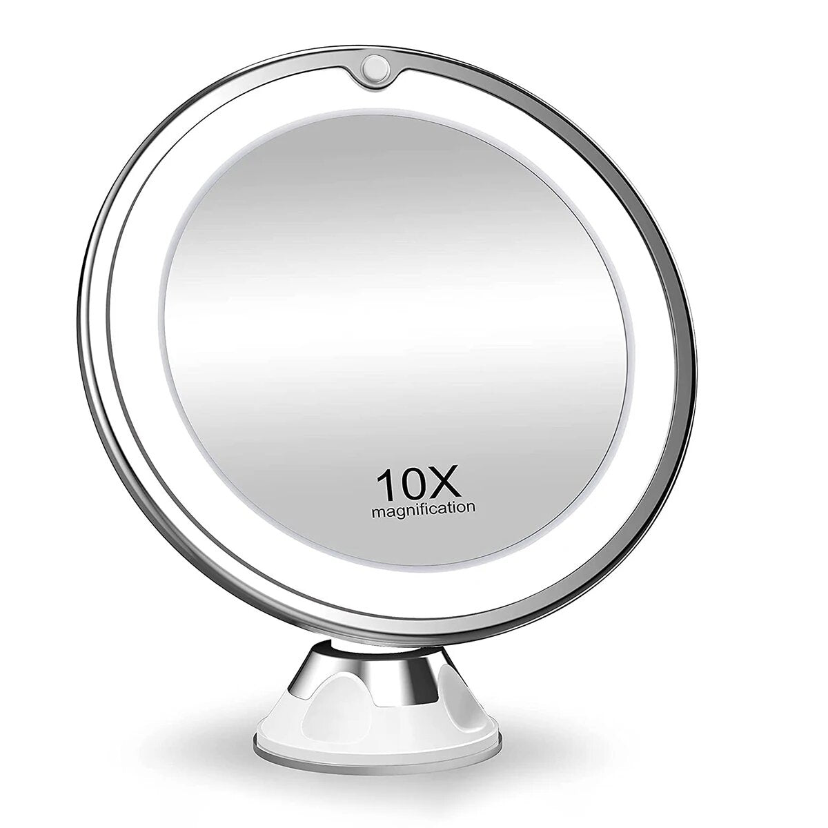 Lighted Makeup Mirror | LED Vanity Mirror with 10x Magnification for Precise Cosmetic Application