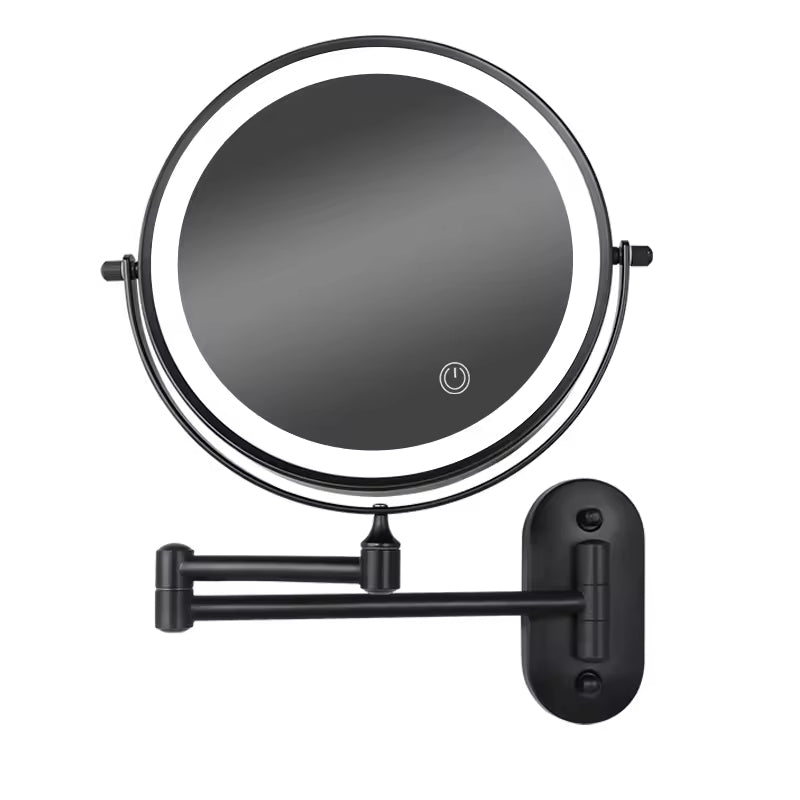 Lighted Makeup Mirror - Touch Control with Dual Magnification
