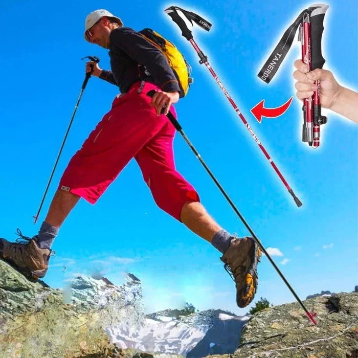 Lightweight Adjustable Folding Trekking Poles