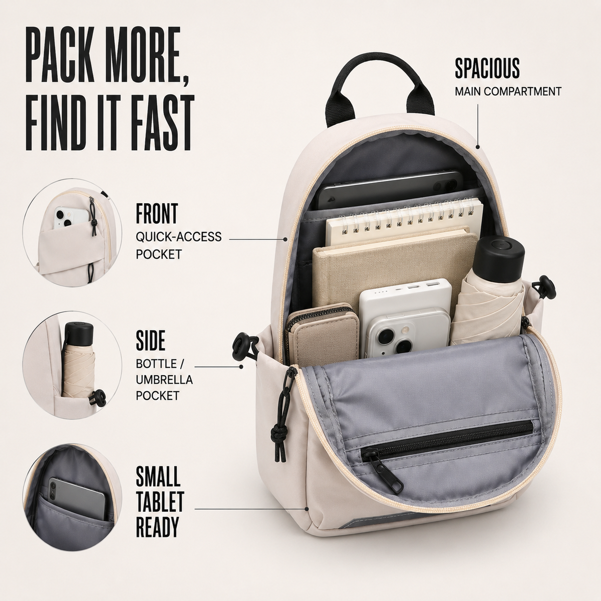 Lightweight Single-Strap Crossbody Bag