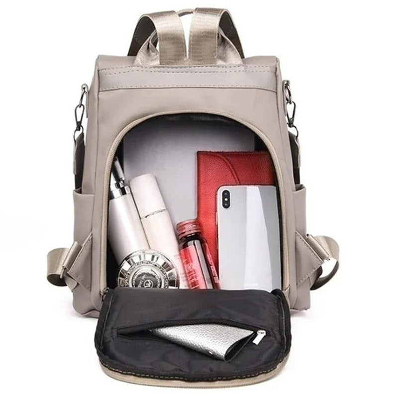 Lightweight Water-Resistant Multi-Way Backpack for Women