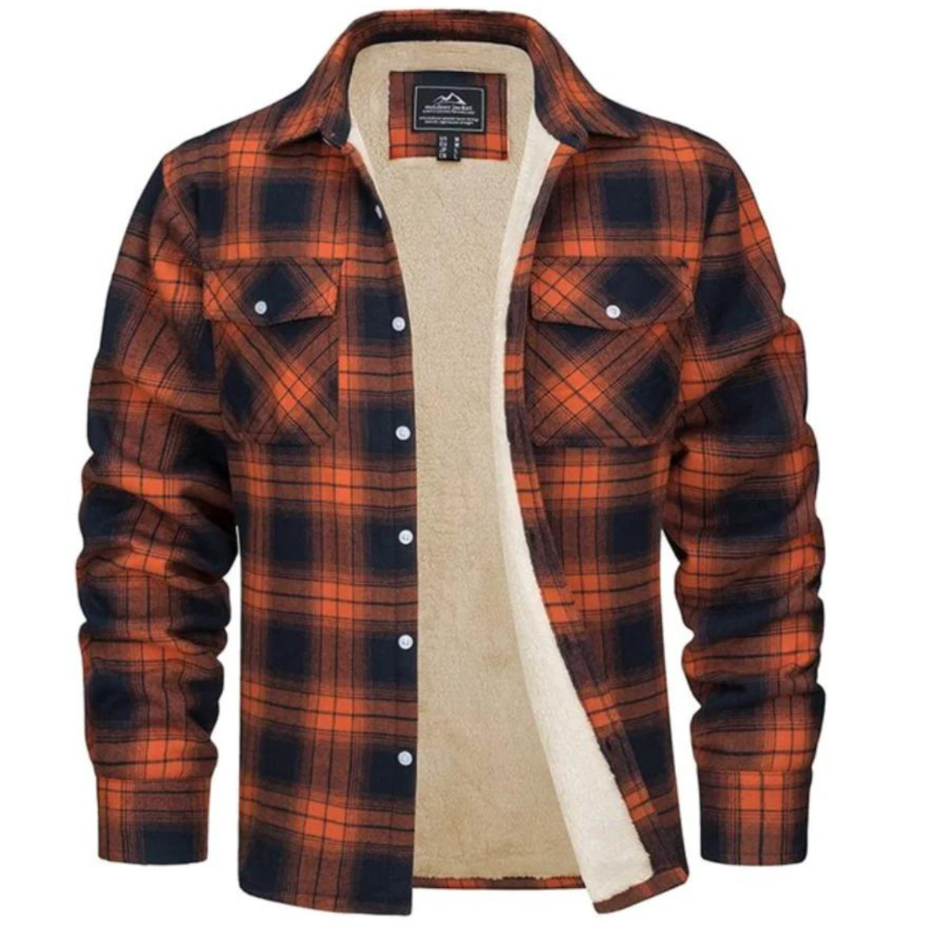 Lined Plaid Jacket