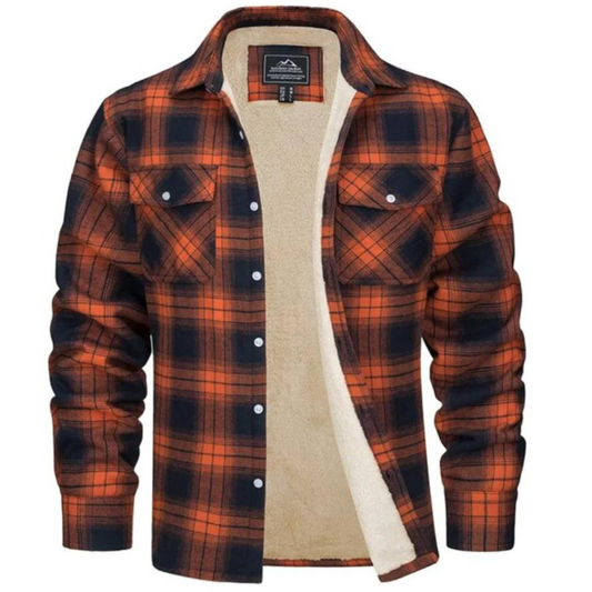 Lined Plaid Jacket