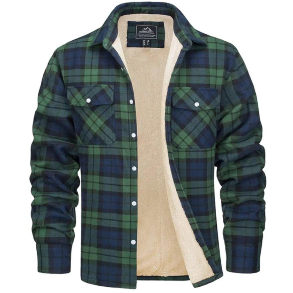 Lined Plaid Jacket