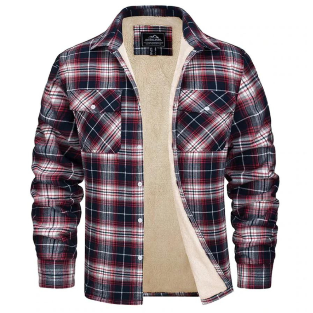 Lined Plaid Jacket
