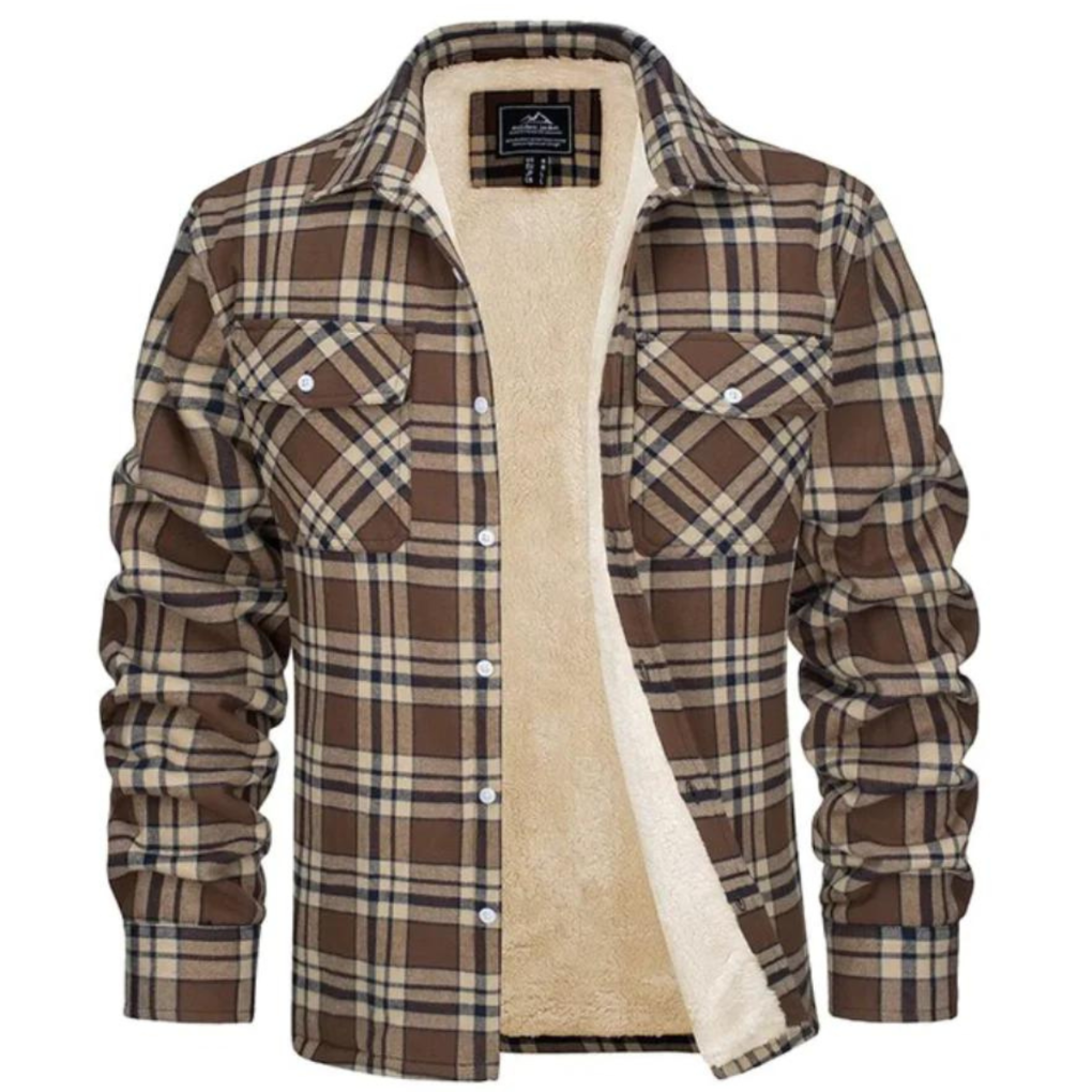 Lined Plaid Jacket
