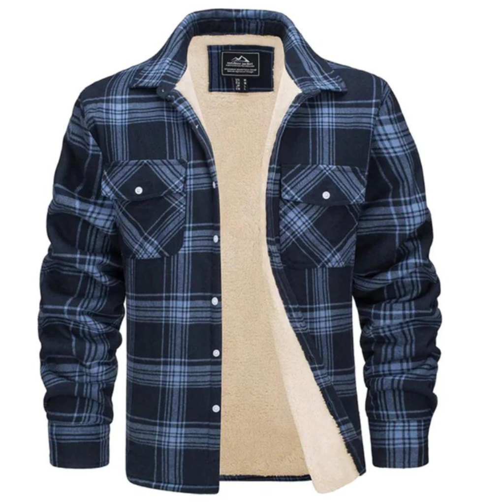 Lined Plaid Jacket