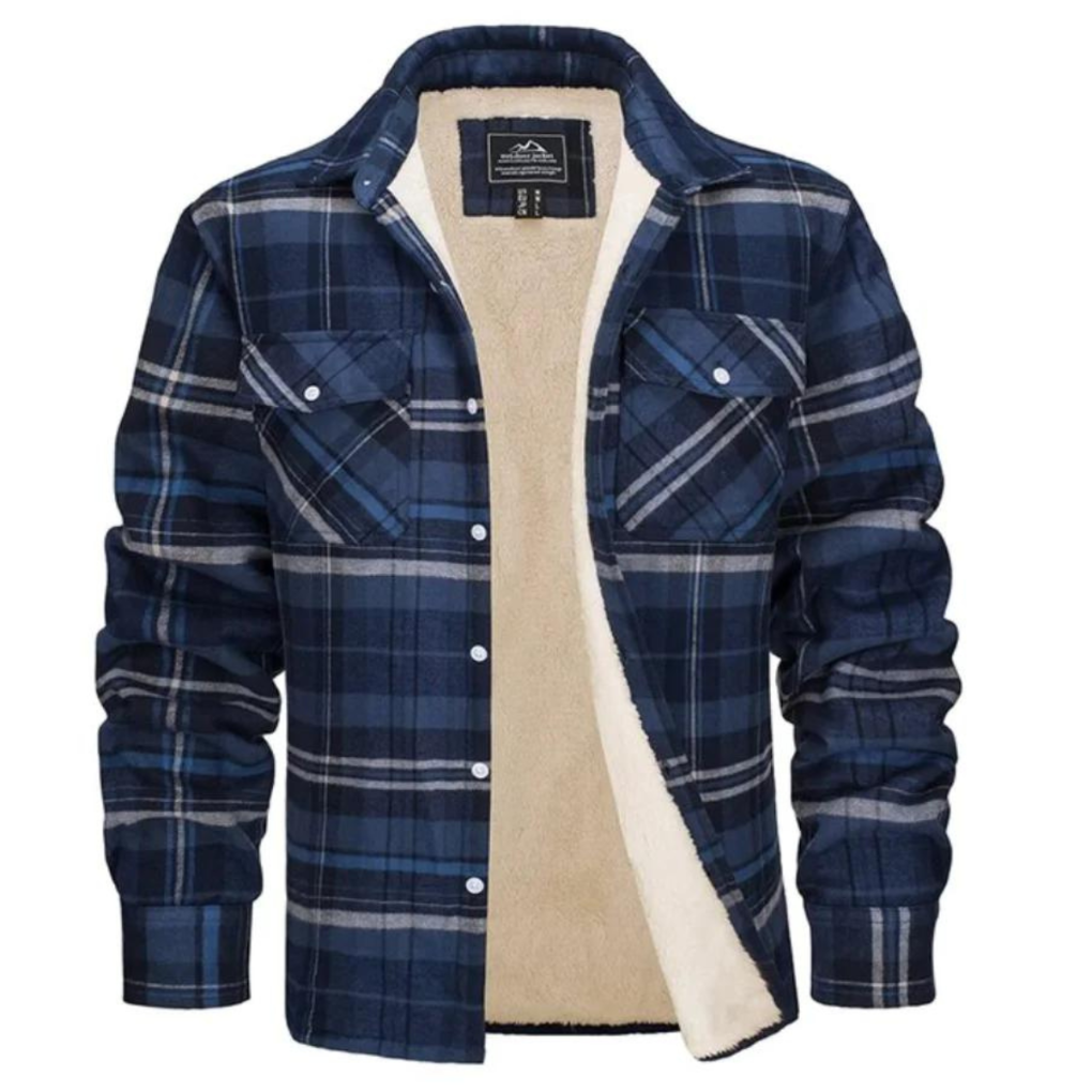 Lined Plaid Jacket