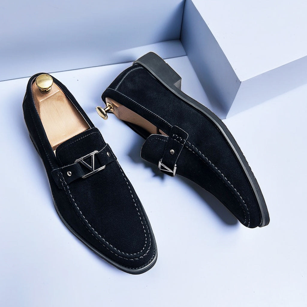 Loafers with Buckle