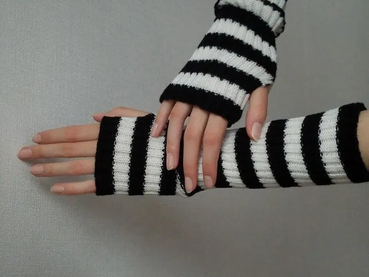 Long Fingerless Gloves