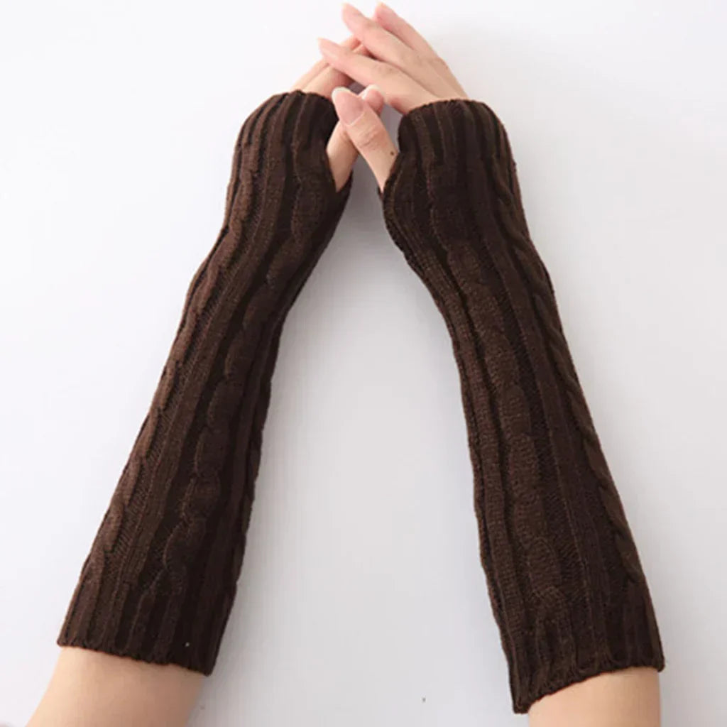 Long Fingerless Gloves