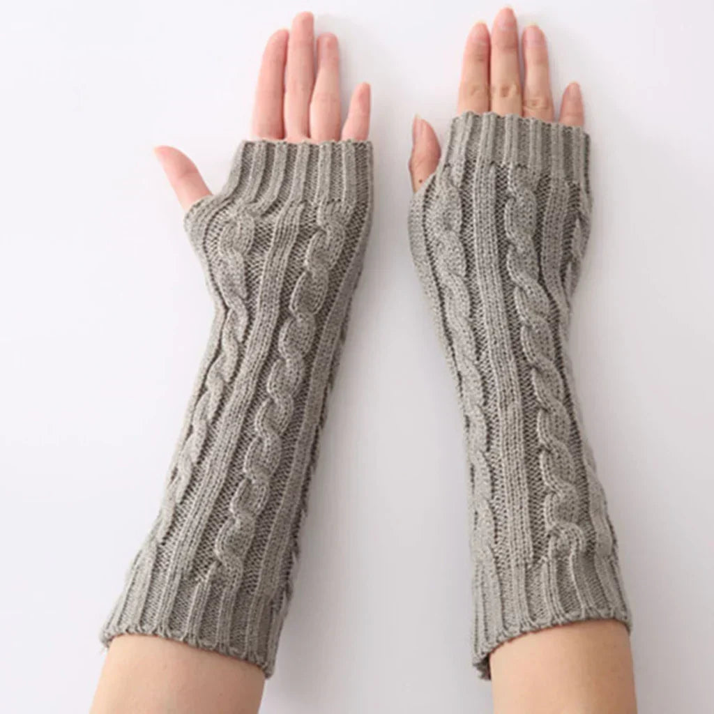Long Fingerless Gloves