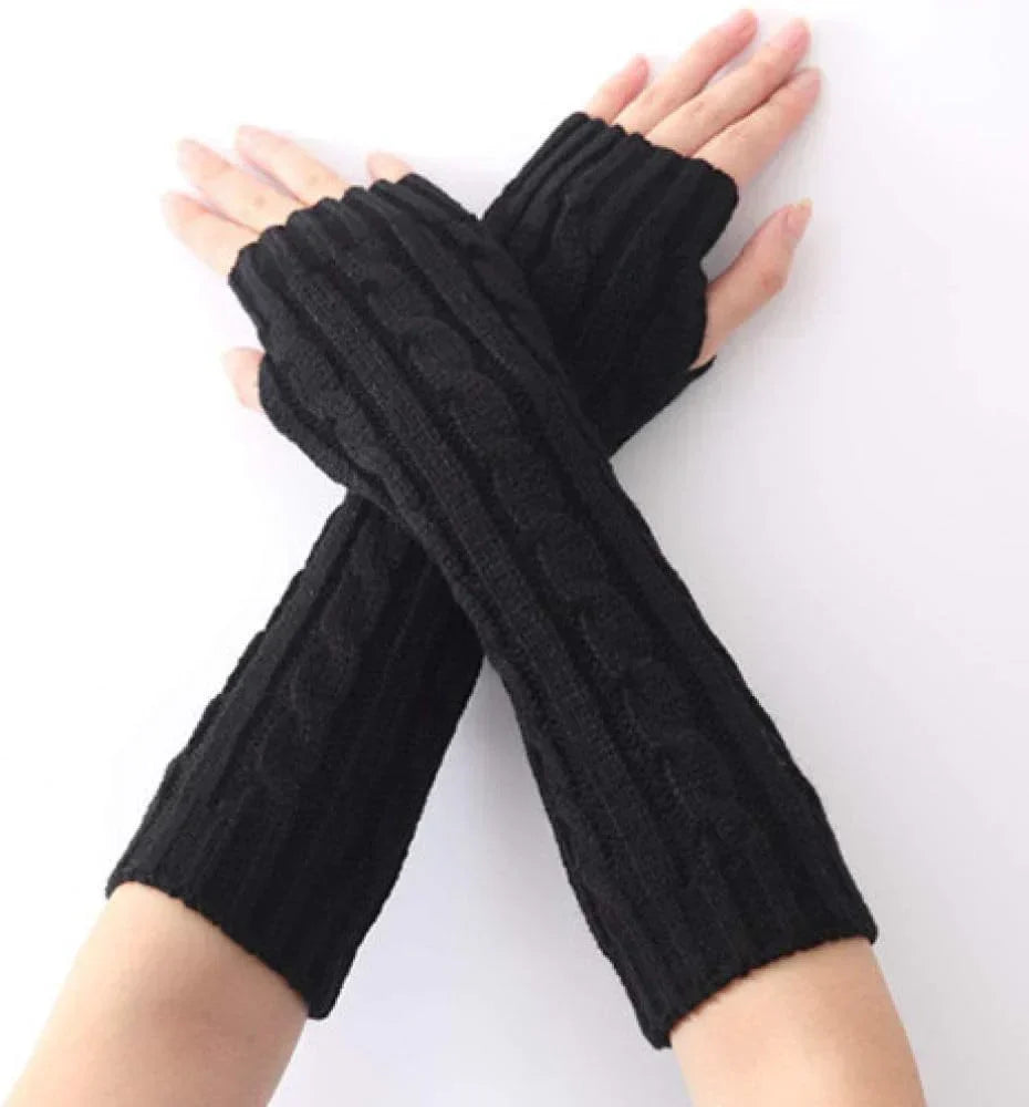 Long Fingerless Gloves