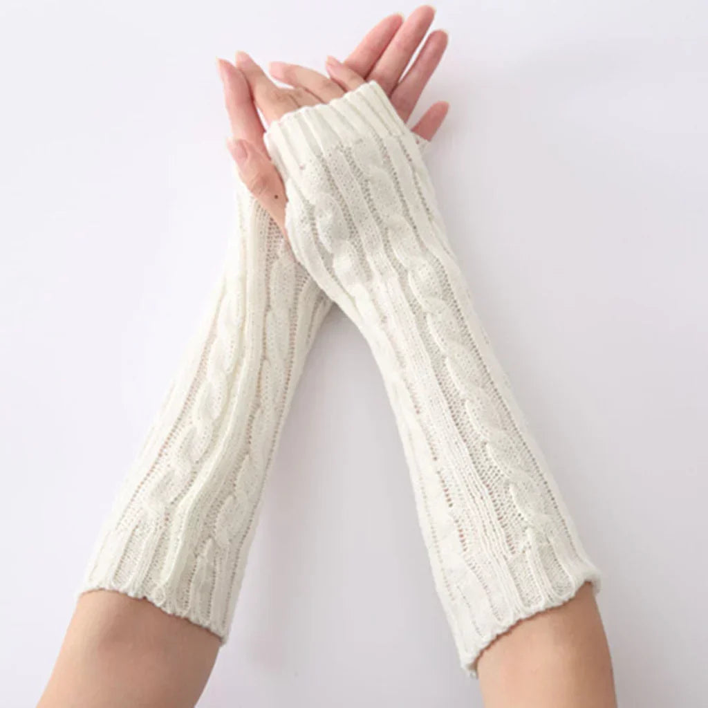 Long Fingerless Gloves